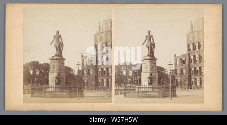 Den Haag, Willem II Statue, anonym, 1854-1870 Stockfoto