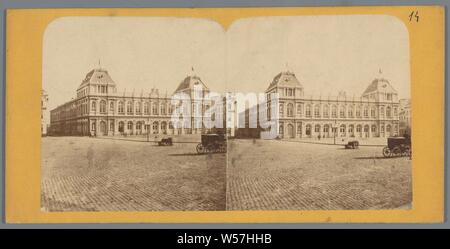 Brüssel, Chemin de fer du Nord Bahnhof, BT, 1860 - 1870 Stockfoto