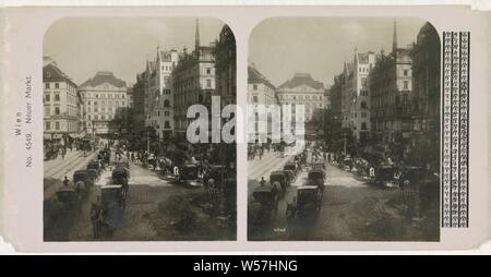 Wien, Neuer Markt, Wien, Würthle&Sohn, 1908 - 1909 Stockfoto