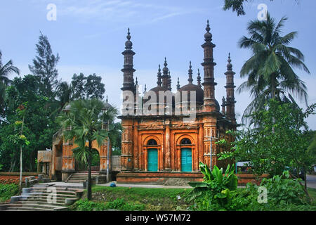 Tetulia Jame Moschee in Tala. Satkhira, Bangladesch. Stockfoto