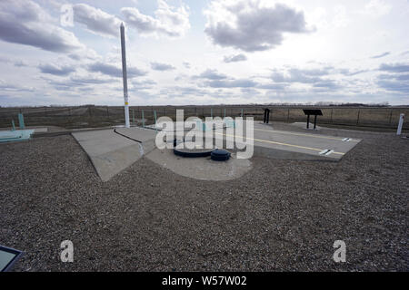 Minuteman Missile Site Stockfoto