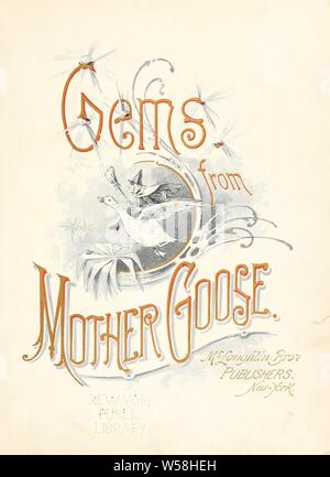 Edelsteine aus Mother Goose Stockfoto