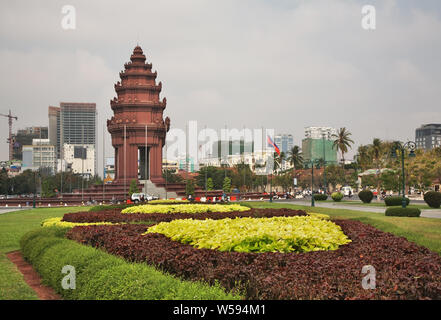 Independence Monument in Phnom Penh. Kambodscha Stockfoto