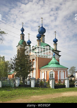 Kirche von Dimitry auf Blut in Uglitsch. Der oblast Jaroslawl. Russland Stockfoto