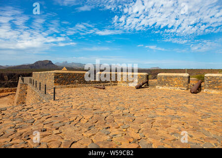 Cidade Velha altes Fort in Santiago - Kap Verde - Cabo Verde Stockfoto