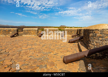 Cidade Velha altes Fort in Santiago - Kap Verde - Cabo Verde Stockfoto