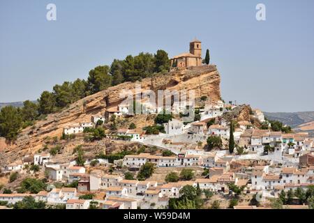 Vista del Pueblo de Montefrío desde un-Mirador, Granada (España) Stockfoto