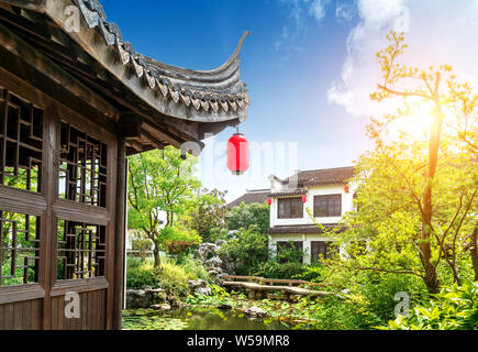 Chinesischen klassischen Garten, Wuxi, China. Stockfoto