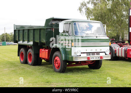 Warman Spedition 1974 Ford D Serie Kipper VPK 543 M Malvern Truckfest2019 Stockfoto