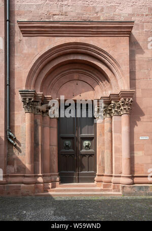 Mainz, Dom St. Martin, Ostchor, Südliches Portal Stockfoto