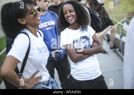 Juli 26, 2019: Bernie Sanders spricht auf der Kundgebung in Santa Monica High School in Santa Monica, CA Credit: Jason Ryan/ZUMA Draht/Alamy leben Nachrichten Stockfoto