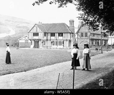 Tudor House, Franco Britischen Weißen Stadt Ausstellung in London im Jahr 1908 Stockfoto