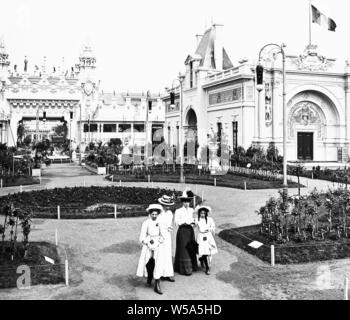 Paris Pavillon der Gemeinde, Franco Britischen Weißen Stadt Ausstellung in London im Jahr 1908 Stockfoto