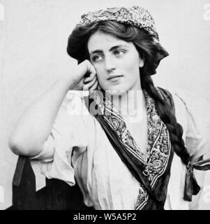 Eine Tochter von Erin, irisches Dorf, Franco Britischen Weißen Stadt Ausstellung in London im Jahr 1908 Stockfoto