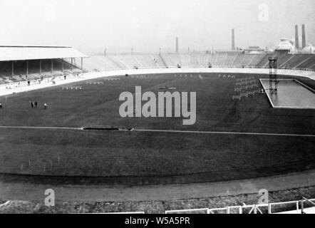 Großartiges Stadion, Franco Britischen Weißen Stadt Ausstellung in London im Jahr 1908 Stockfoto