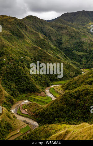 Berglandschaft, die philippinischen Kordilleren, Luzon, Philippinen Stockfoto