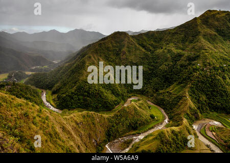 Berglandschaft, die philippinischen Kordilleren, Luzon, Philippinen Stockfoto