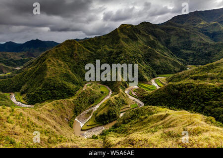 Berglandschaft, die philippinischen Kordilleren, Luzon, Philippinen Stockfoto