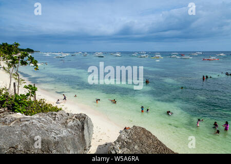 Alona Beach, Bohol, Philippinen Stockfoto