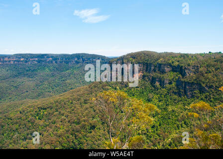 Australien NSW blauen Bergen Panoramaaussicht Stockfoto