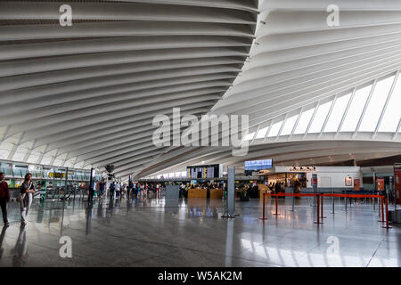 Flughafen Bilbao in Spanien Stockfoto