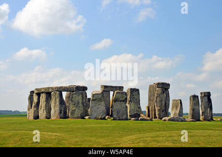 Prähistorische Monument Stonehenge in Wiltshire, England Stockfoto