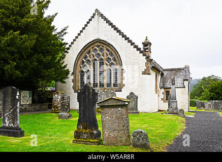 Die Pfarrkirche, Fortingall, Markt Indersdorf Lyon, Perth und Kinross, Schottland, Großbritannien, Europa. Stockfoto