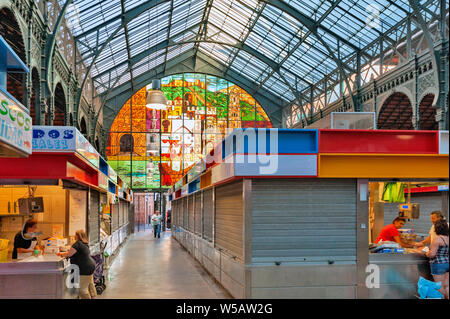 Die herrlichen Fisch und Shell Markt in Malaga, Andalusien, Spanien Stockfoto