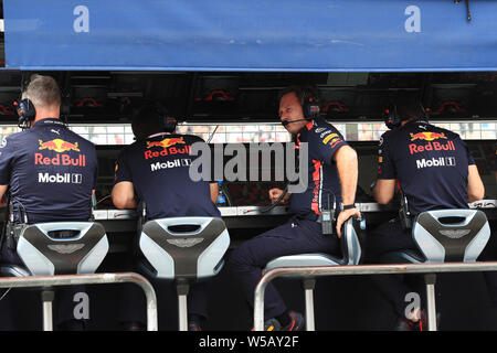 Hockenheimring, Hockenheim, Deutschland. 27. Juli, 2019. Mercedes-Benz Formel 1 Grand Prix von Deutschland; Qualifikation; Christian Horner Credit: Aktion plus Sport/Alamy leben Nachrichten Stockfoto