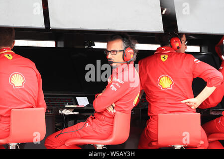 Hockenheimring, Hockenheim, Deutschland. 27. Juli, 2019. Mercedes-Benz Formel 1 Grand Prix von Deutschland; Qualifikation; Laurent Mekies Credit: Aktion plus Sport/Alamy leben Nachrichten Stockfoto