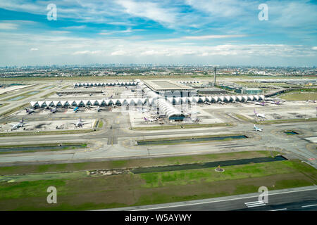 Samut Prakan, THAILAND - 30 Dez, 2018: Thailand internationalen Flughafen Suvarnabhumi Airport, in der Provinz Samut Prakan gelegen. Es ist die größte Ai Stockfoto