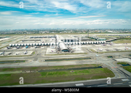 Samut Prakan, THAILAND - 30 Dez, 2018: Thailand internationalen Flughafen Suvarnabhumi Airport, in der Provinz Samut Prakan gelegen. Es ist die größte Ai Stockfoto