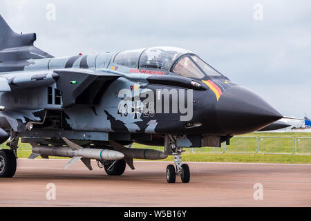 German Air Force Tornado IDS Am2019 Royal International Air Tattoo in Fairford RAF erfasst. Stockfoto