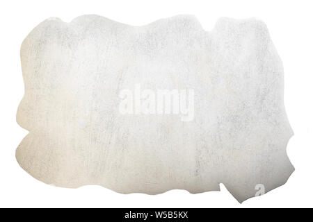 Foto Hintergrund der Silhouette eines Blatt dunkle Farbe aus Metall mit Kratzer, Schrammen, gealtert. Stockfoto