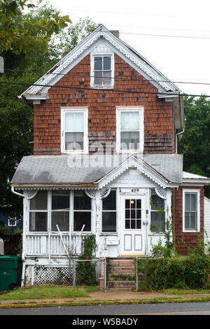 Historischen viktorianischen Häusern und Bed and Breakfast in Cape May, New Jersey, USA. Stockfoto