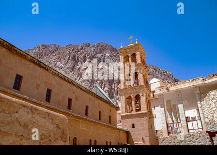 Katharinenkloster in der Nähe von Mount Sinai in Ägypten Stockfoto