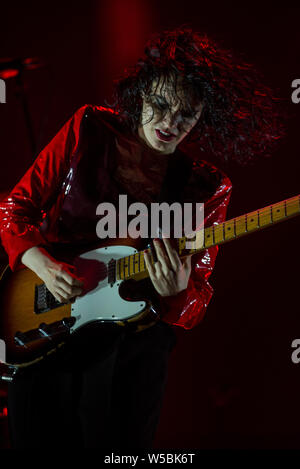 WOMAD-Festival, Charlton Park, Wiltshire, UK. 27. Juli 2019. Lindenberg Schlagzeilen die Open Air Bühne am Samstag Nacht der WOMAD. Credit: Francesca Moore/Alamy leben Nachrichten Stockfoto