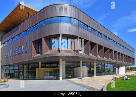 Catalyst Gebäude Edge Hill University Campus Vielzahl von Student Support & Services Bibliothek Studienraum Berufsberatung Ormskirk England Großbritannien Stockfoto