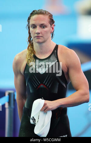 Gwangju, Südkorea. 28. Juli 2019. Katinka Hosszu (HUN) Schwimmen: 18 FINA Wm Gwangju 2019 Frauen 400 m Individuelle Medley Wärme bei Nambu Internationale Aquatics Center in Gwangju, Südkorea. Credit: YUTAKA/LBA SPORT/Alamy leben Nachrichten Stockfoto