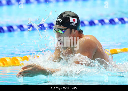 Gwangju, Südkorea. 28. Juli 2019. Daiya Seto (JPN) Schwimmen: 18 FINA Wm Gwangju 2019 Männer 400 m Individuelle Medley Wärme bei Nambu Internationale Aquatics Center in Gwangju, Südkorea. Credit: YUTAKA/LBA SPORT/Alamy leben Nachrichten Stockfoto