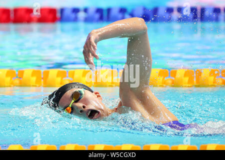 Gwangju, Südkorea. 28. Juli 2019. Yui Ohashi (JPN) Schwimmen: 18 FINA Wm Gwangju 2019 Frauen 400 m Individuelle Medley Wärme bei Nambu Internationale Aquatics Center in Gwangju, Südkorea. Credit: YUTAKA/LBA SPORT/Alamy leben Nachrichten Stockfoto