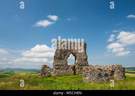 Dunnideer Schloss, in der Nähe von Bürs, Aberdeenshire, Schottland. Stockfoto