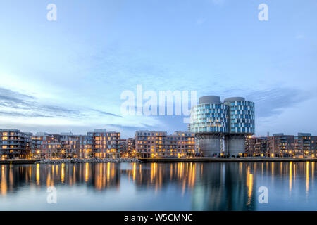 Portland Türme in Nordhavn Bezirk in Kopenhagen Stockfoto