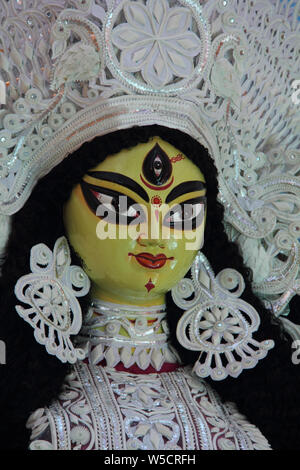 Statue der Göttin Durga, Indien Stockfoto