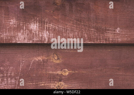 Hintergrund der alten schäbigen Holzbrett. Vintage Wood texture, rot Holztisch. Natürliche rustikale Muster. Kopieren Platz an der Wand. Plank Holz Oberfläche. Stockfoto