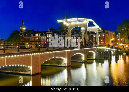 Das Rijksmuseum, das Museum für Kunst und Geschichte im Museum Square in Amsterdam, Niederlande Stockfoto