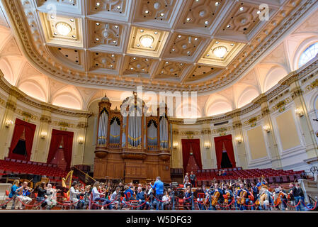 Konzert des Royal Concertgebouw Orchestra in Amsterdam Royal Concertgebouw (Konzertsaal) in Amsterdam, Niederlande Stockfoto