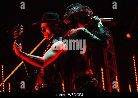 Grugliasco, Turin, Italien 27.Juli 2019 Achille Lauro live auf Gruvillage Festival 2019 © Roberto Finizio / alamy Stockfoto