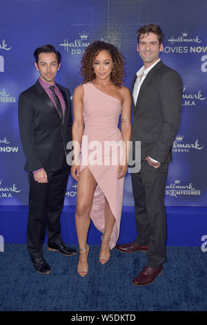 Blake Silber, argis Rose und Joey Elkins an der Hallmark Channel Sommer TCA2019 Ereignis in einer privaten Residenz. Beverly Hills, 26.07.2019 | Verwendung weltweit Stockfoto