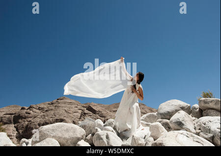 Schöne spirituelle asiatischen koreanisch-amerikanischen Frau. Stockfoto